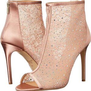 Badgley Mischka Blush Pink Bootie